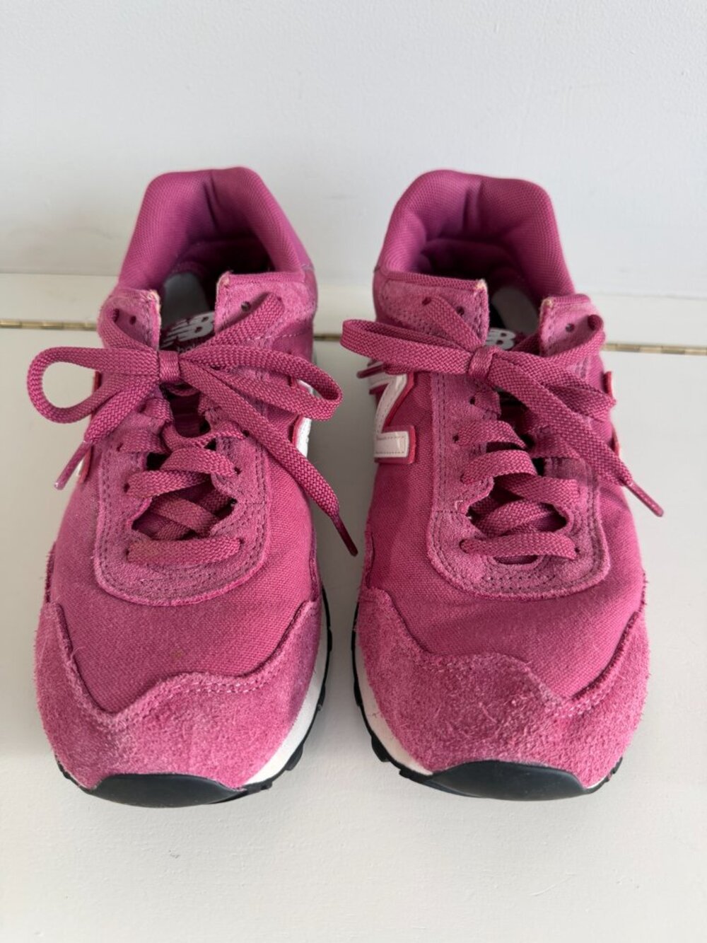 NWOT New Balance 515 Pink Rose Suede Retro Sneakers Women’s Size 8 - Picture 4 of 8